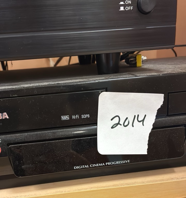 Toshiba DVD and cassette player and recorder