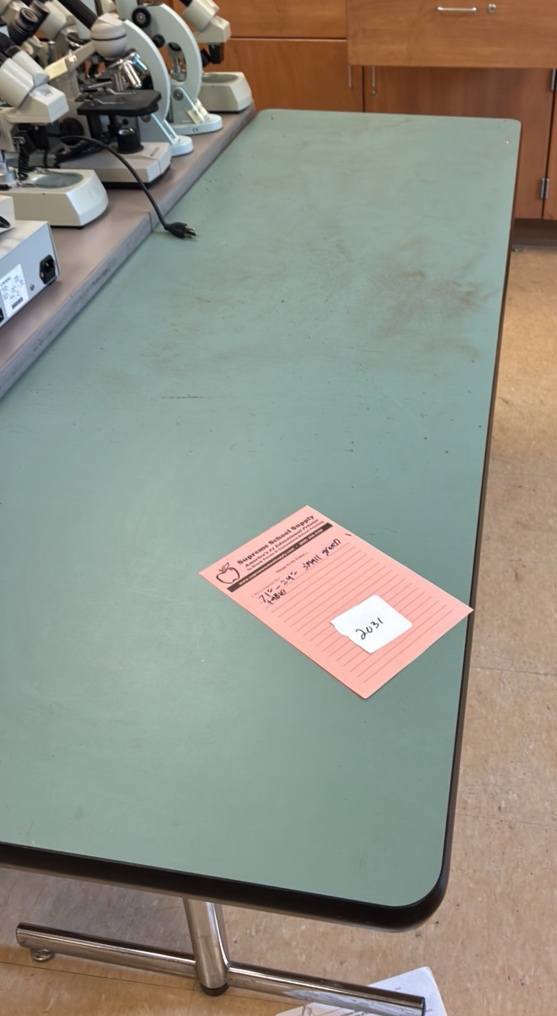 small green table