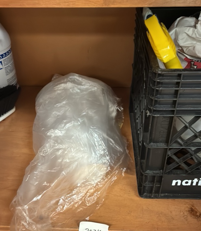 miscellaneous cleaning supplies