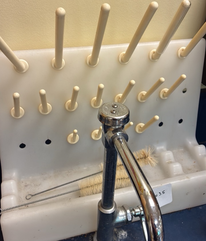 test tube rack, and dryer
