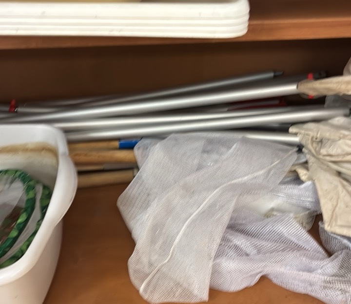 bins and butterfly nets