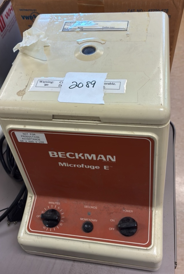 beckman microfuge