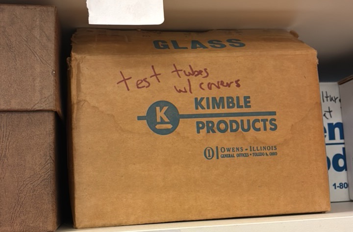 test tubes and flask