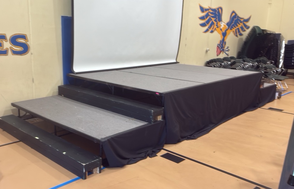 stage with stairs