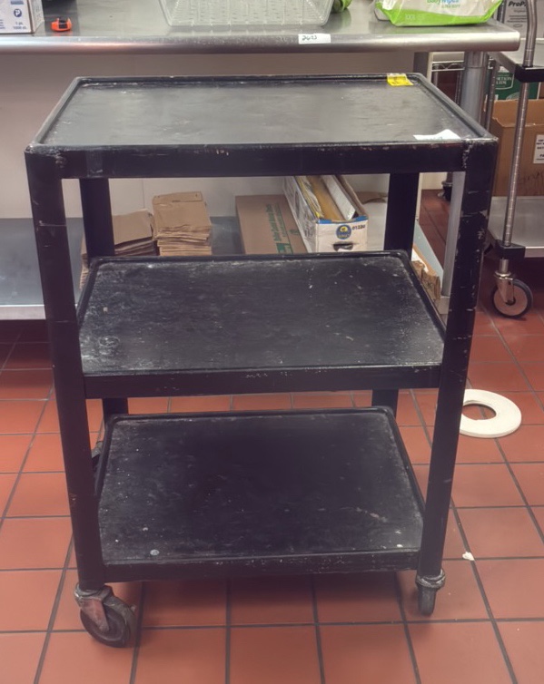 metal service cart (KITCHEN)