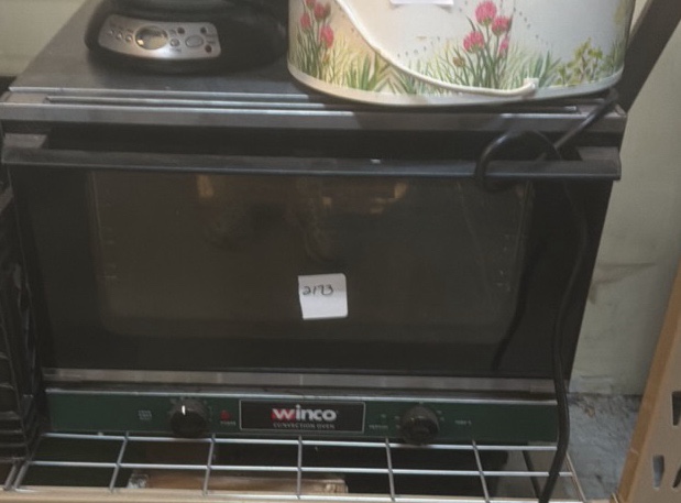 winco convection oven