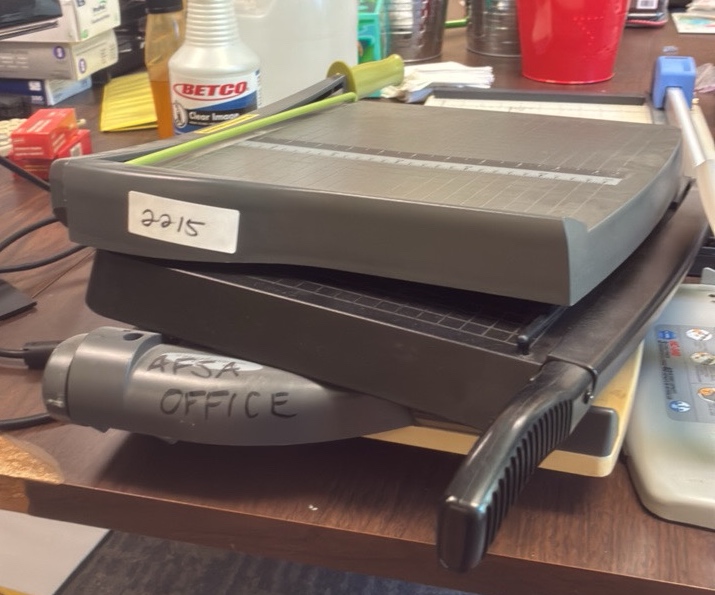 Paper Cutters, Staplers, & three hole punch