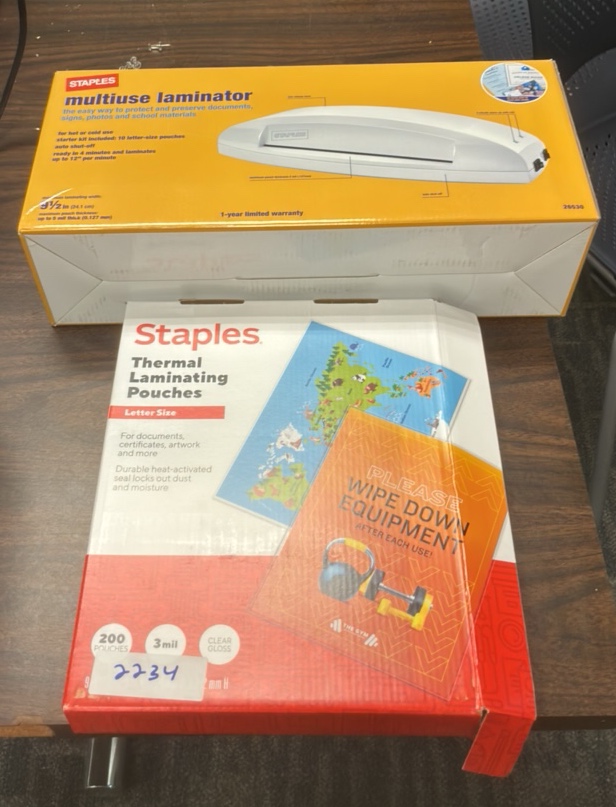 laminator & laminating pouches