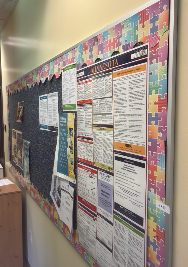 bulletin board