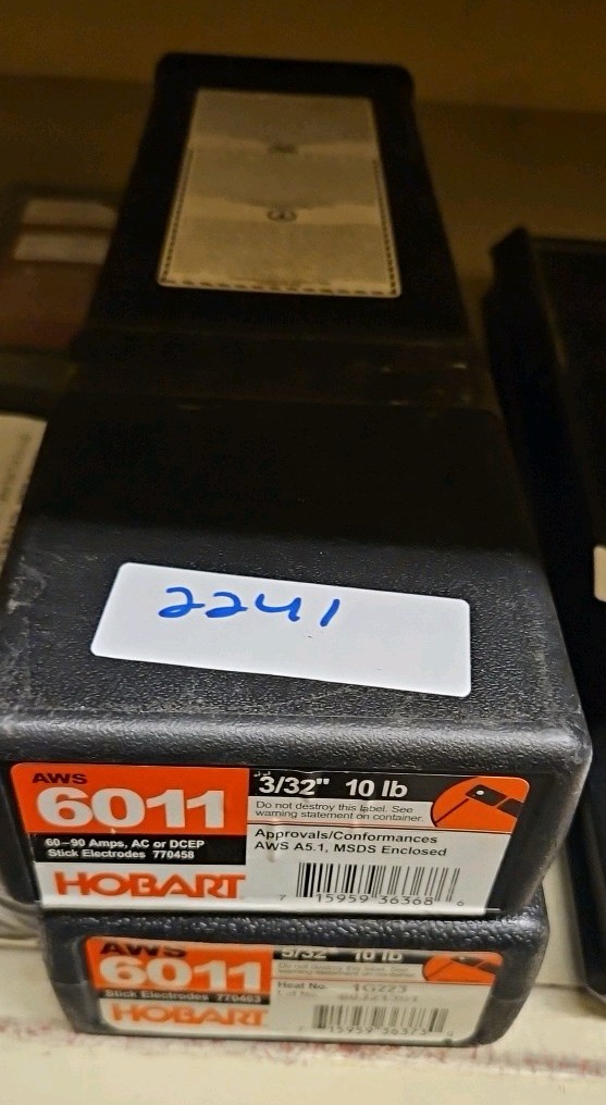 Hobart aws6011 stick electrodes