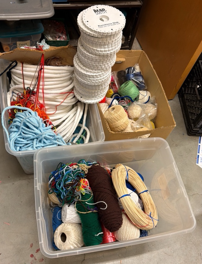 yarn yarn rope KUMIHIMO disks