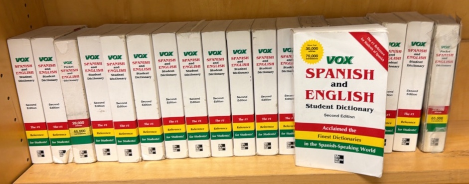 vox Spanish and English dictionary