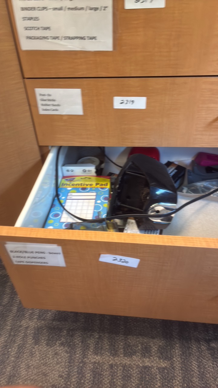 Miscellaneous office supplies