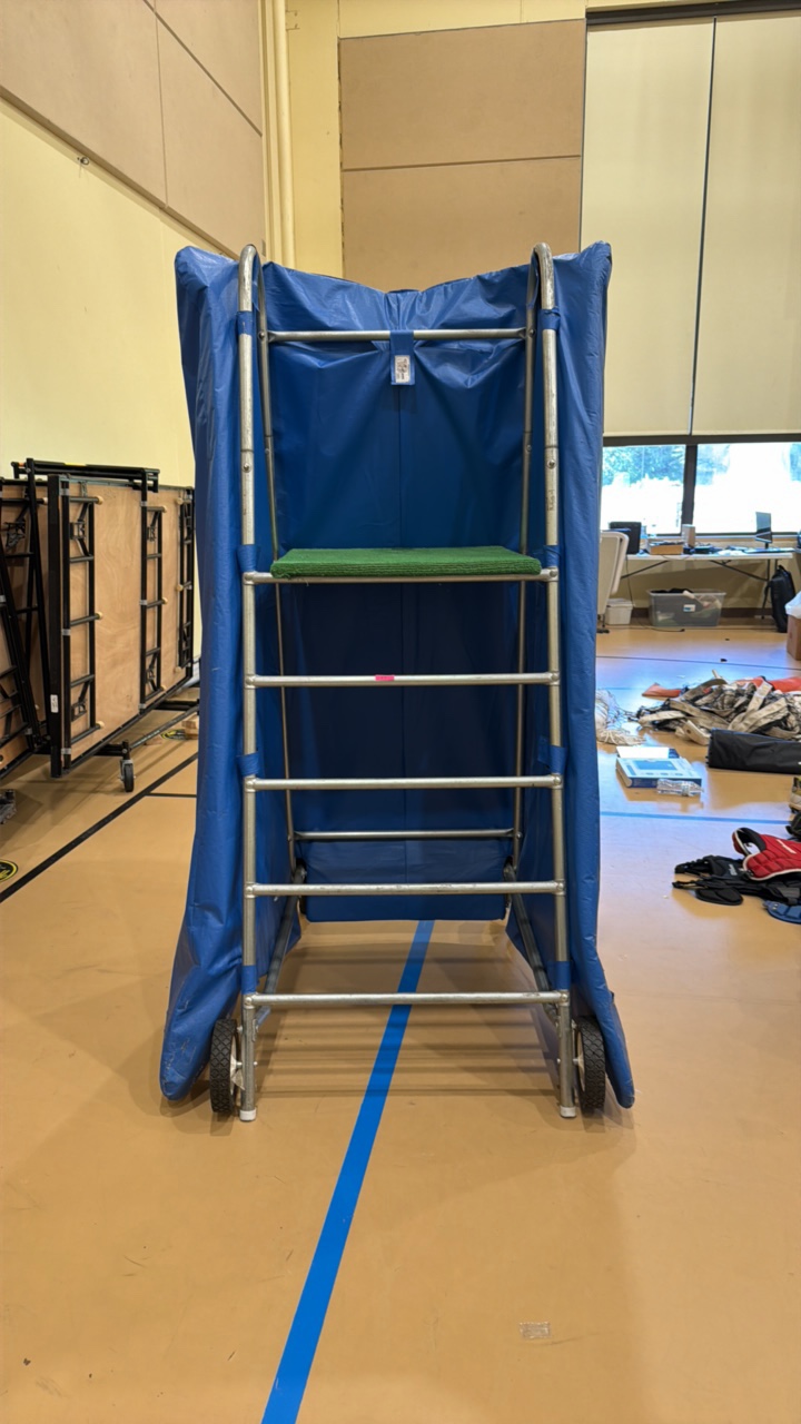 Volleyball referee stand