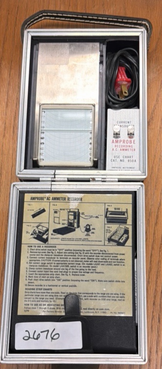 vintage ammeter recorder