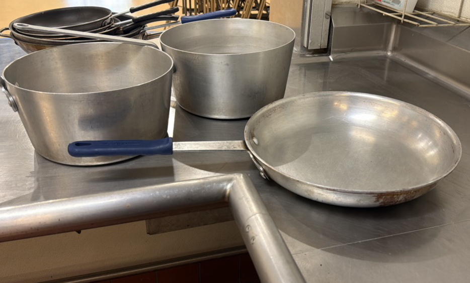 two pots one pan