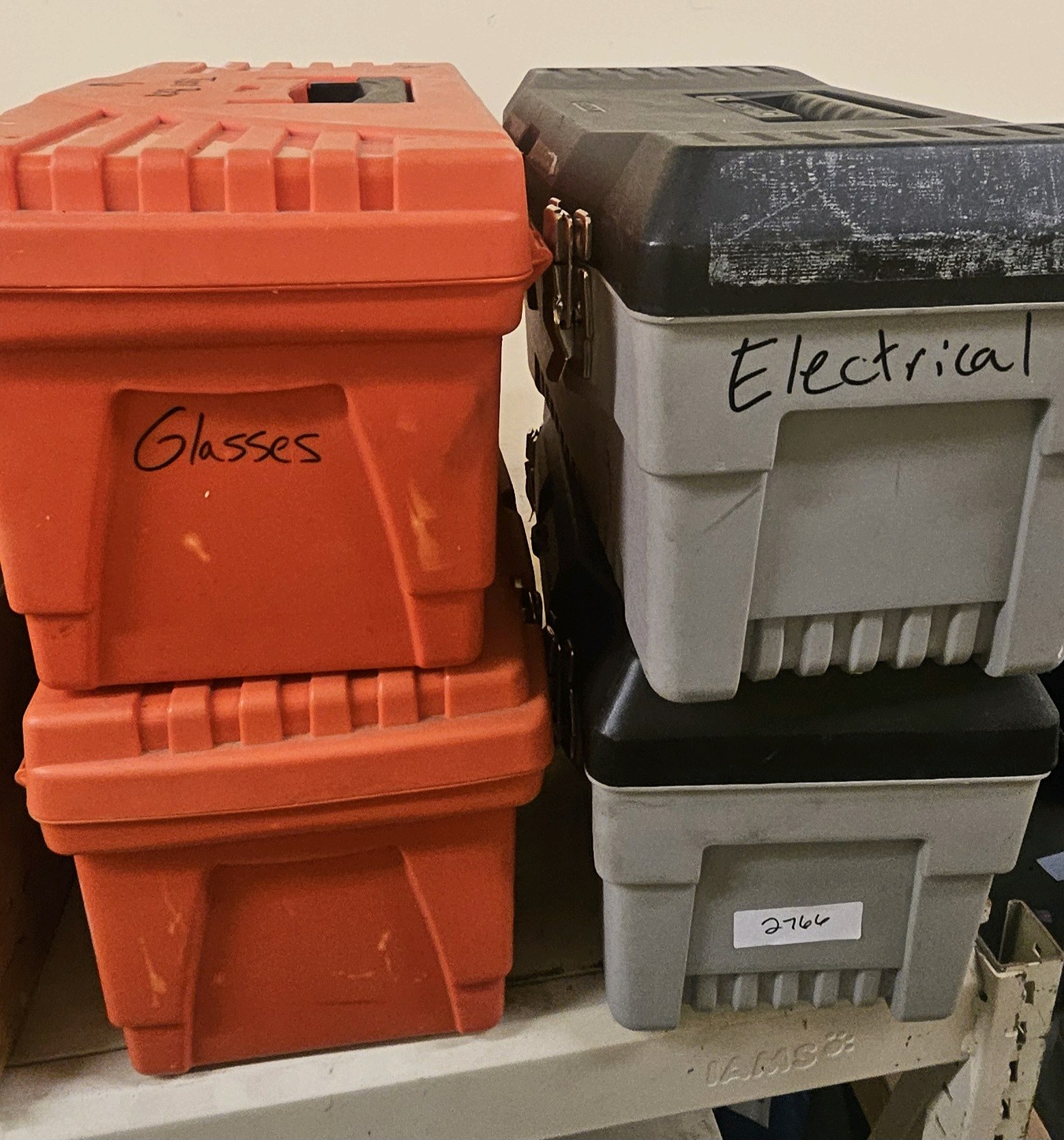 assortment of tool boxes X4