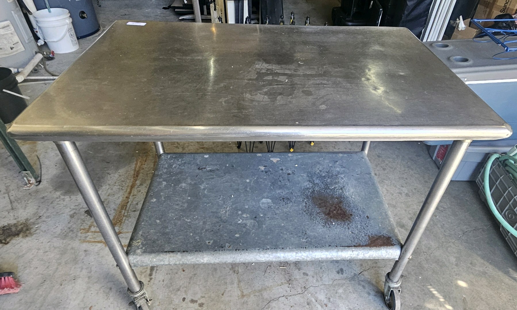 stainless steel utility cart