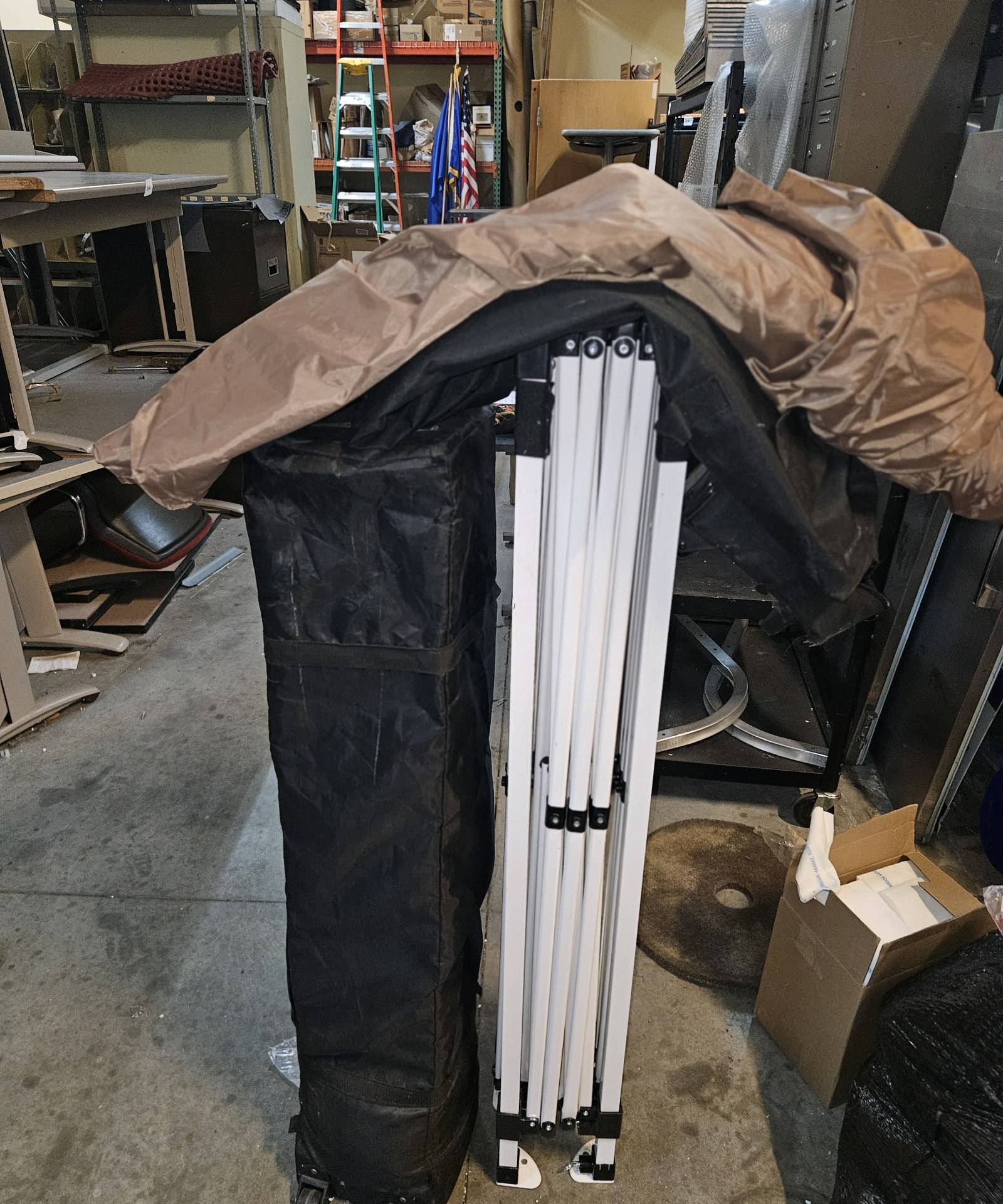 two pop up tents one broken