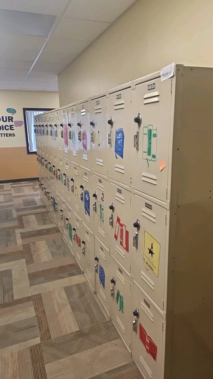 Bank of lockers