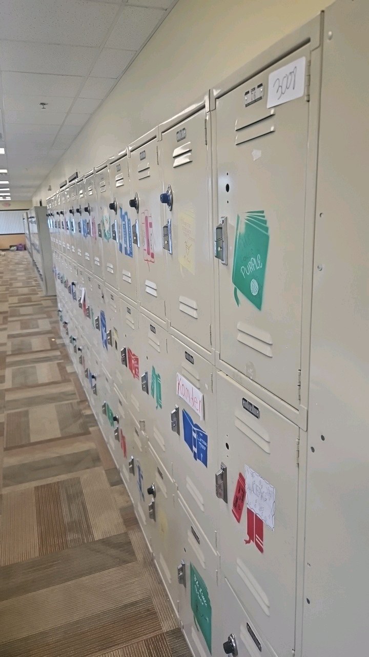 Bank of lockers