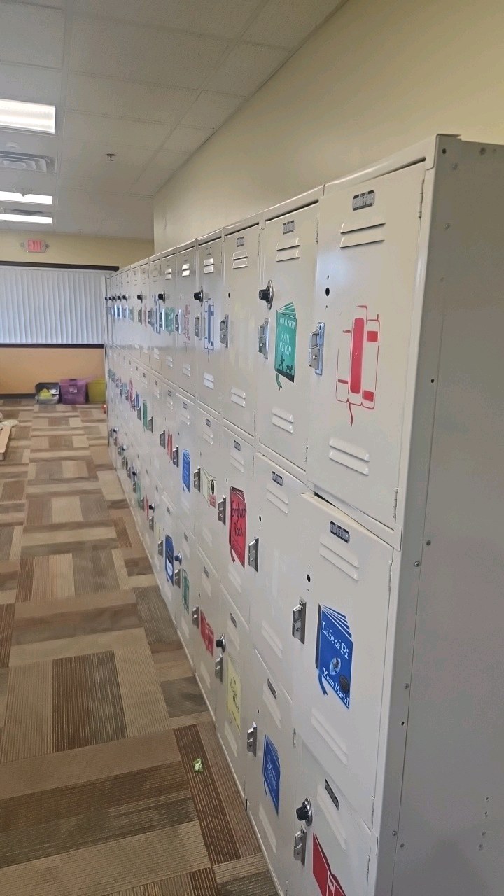 Bank of lockers