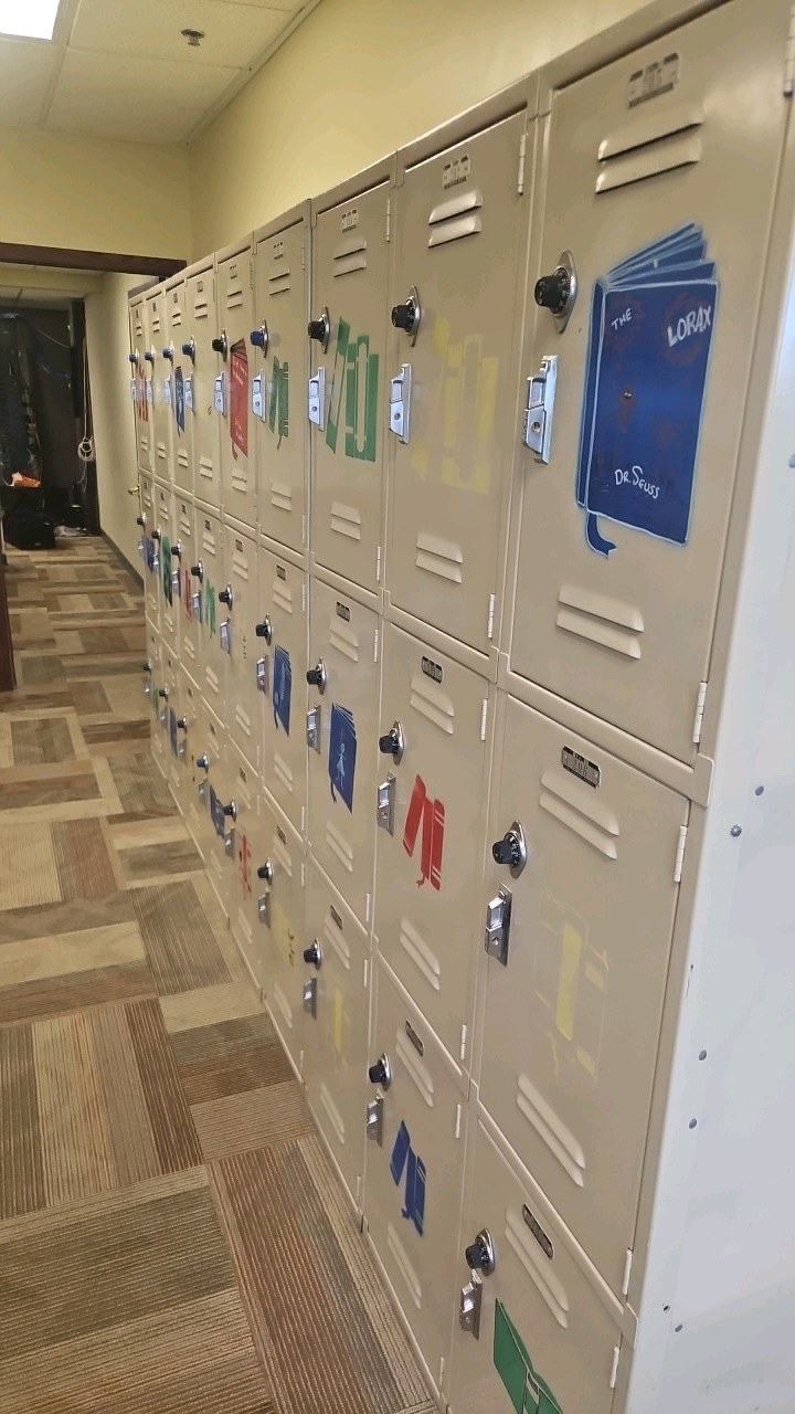 Bank of lockers