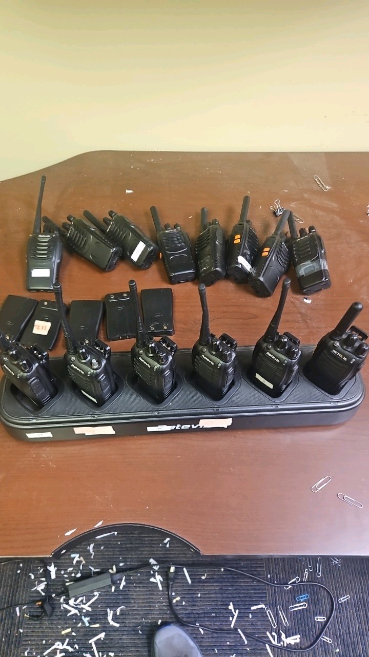 walkie talkies