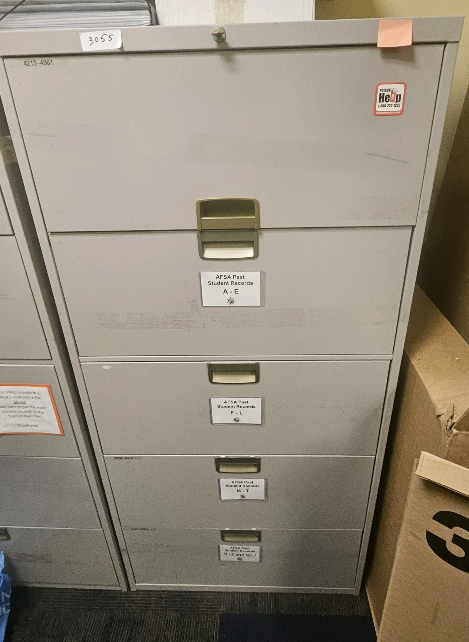 filing cabinet with pull out drawers