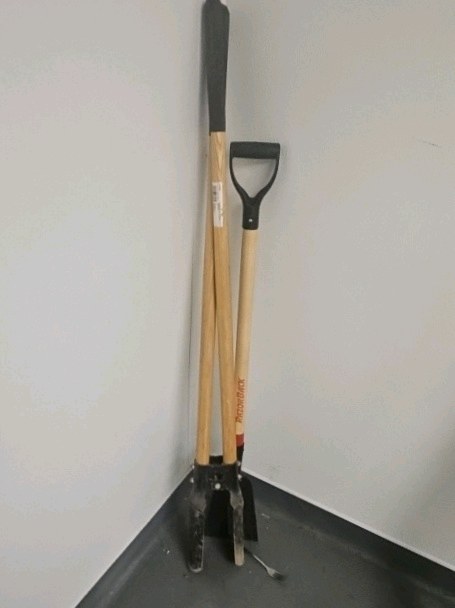 post hole digger and scraper