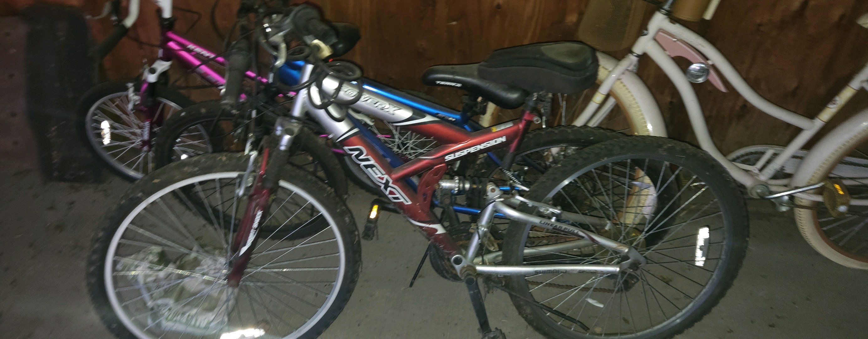 assortment of bicycles