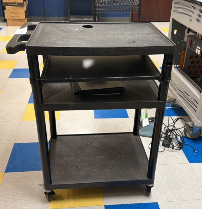 cart with pull out drawer