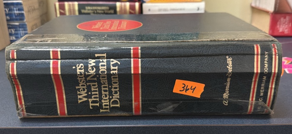 Websters third new international dictionary