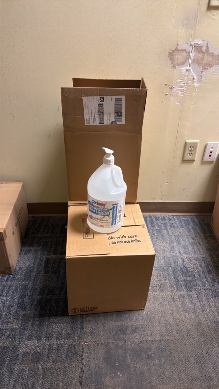12 bottles of hand sanitizer with some pumps (R117)