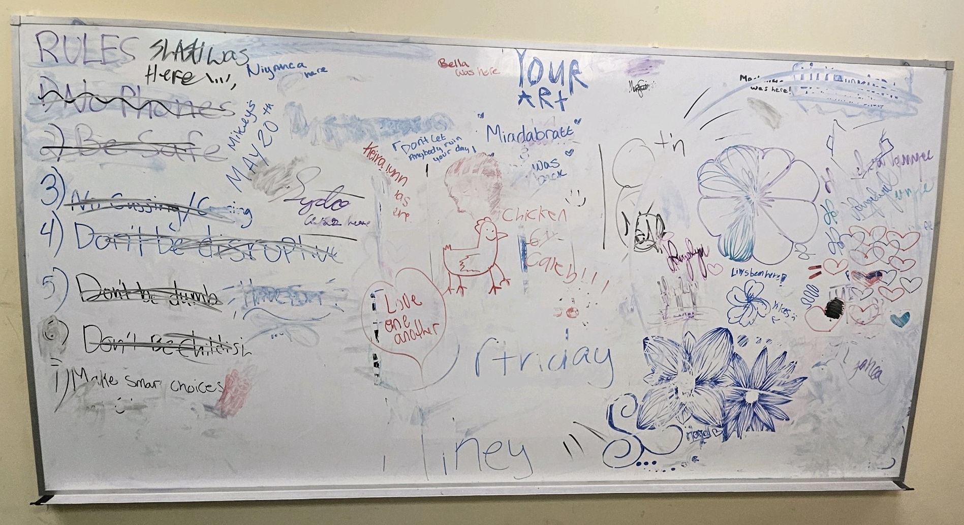 dry erase board