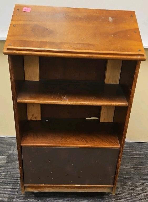 vintage wooden lectern