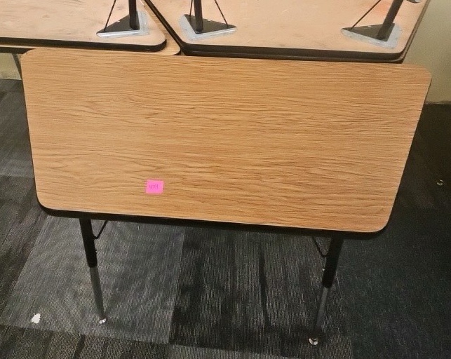 trapezoid laminate desk x5