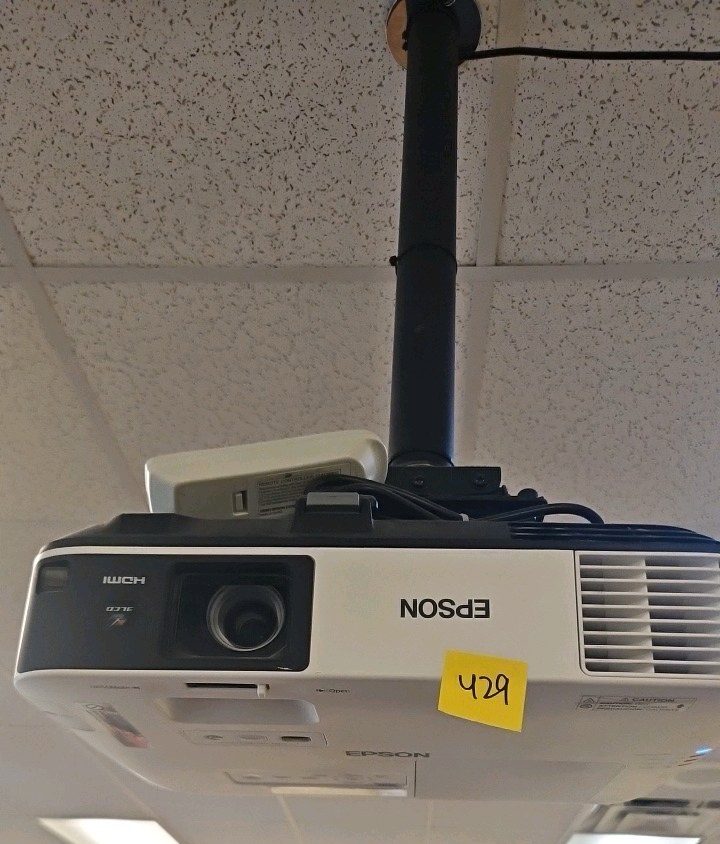Epson projector with remote