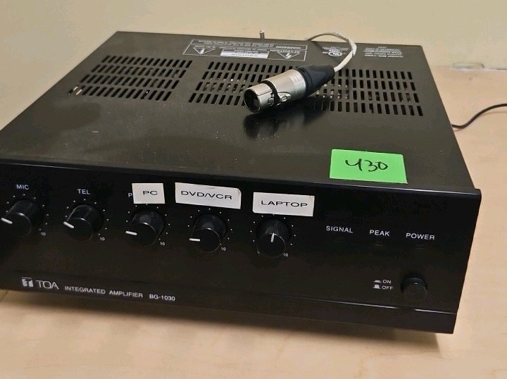 Toa integrated amplifier bg-130