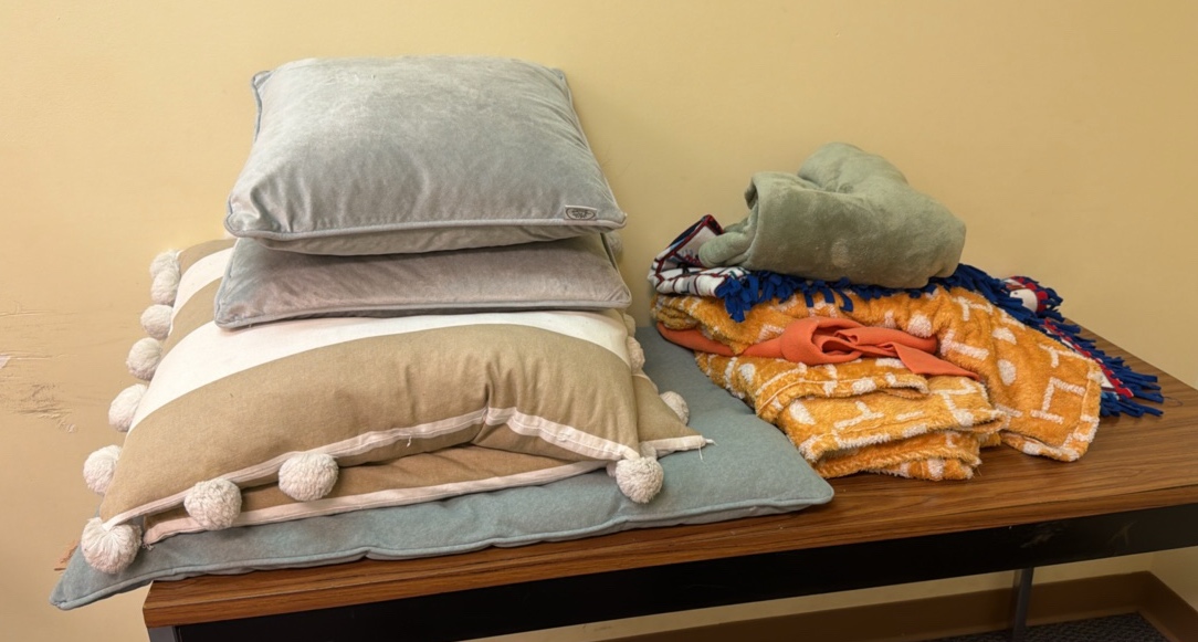 pillows blankets