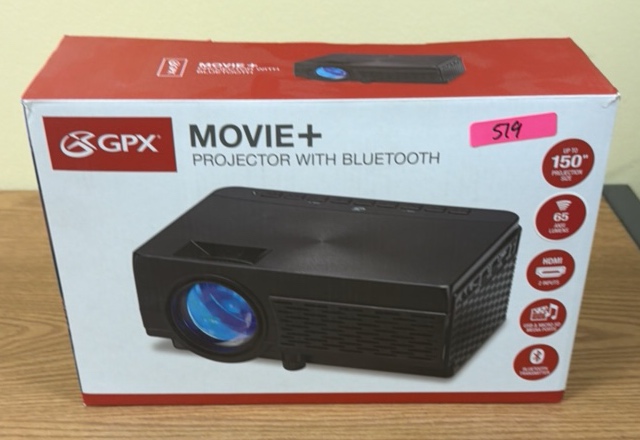 movie plus projector with Bluetooth by gpx