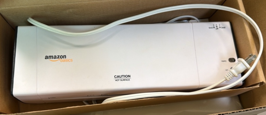 thermal laminator and paper