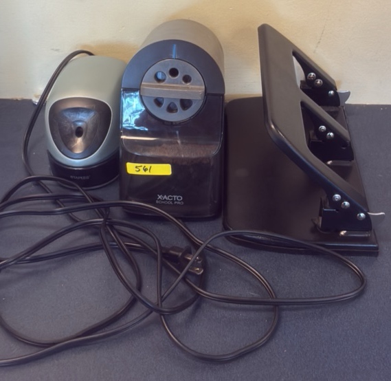 Pencil Sharper and hole punch