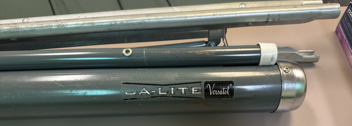vintage projector screen by DA  LITE versatole