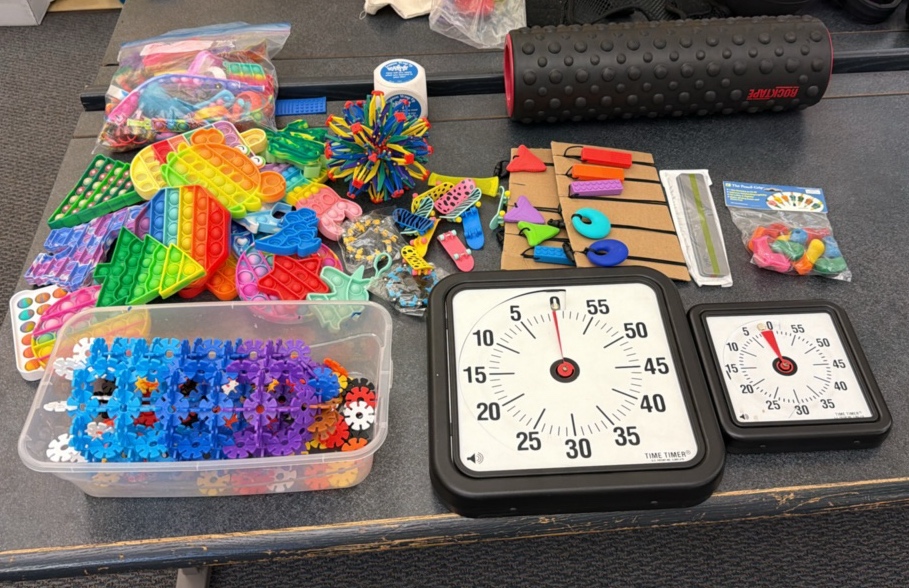 OT tools and manipulatives and fidgets