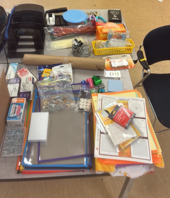 miscellaneous classroom supplies