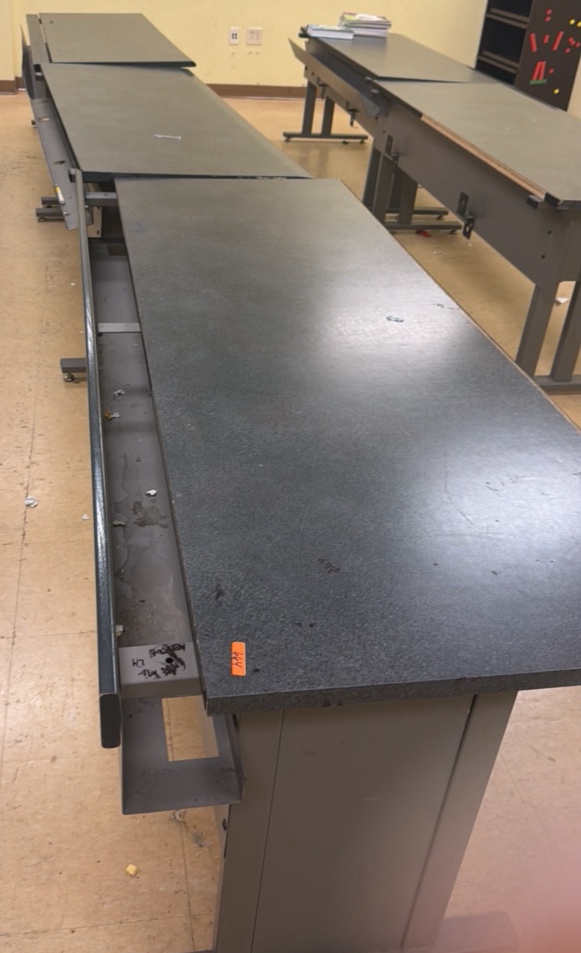 three desks