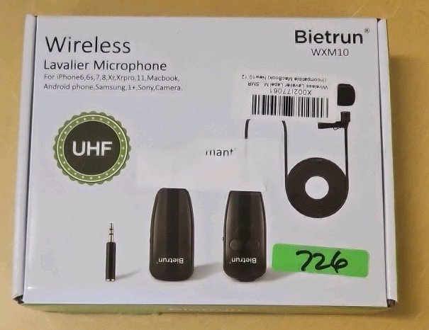 Wireless lavalier microphone