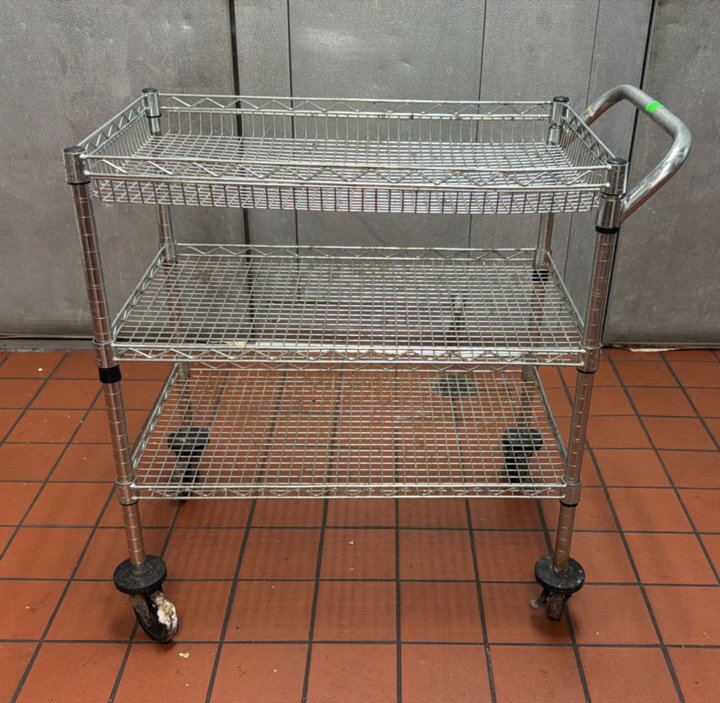 three tier Cart on wheels