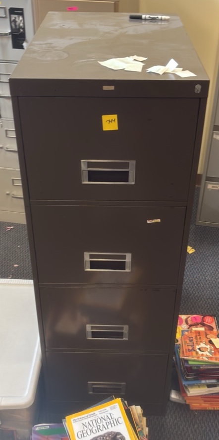 locked file cabinet